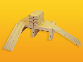 Dřevěná Otčenáškova stavebnice sestava 01